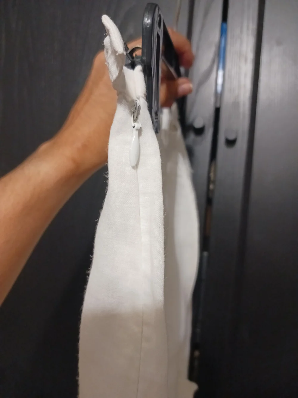 Zara White Linen Palazzo Pant